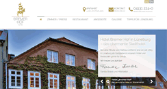 Desktop Screenshot of bremer-hof.de